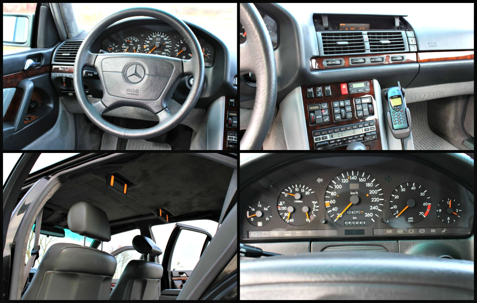 Mercedes-Benz S 600 SE V8 FULL Екстри Швейцария, снимка 17 - Автомобили и джипове - 54971709