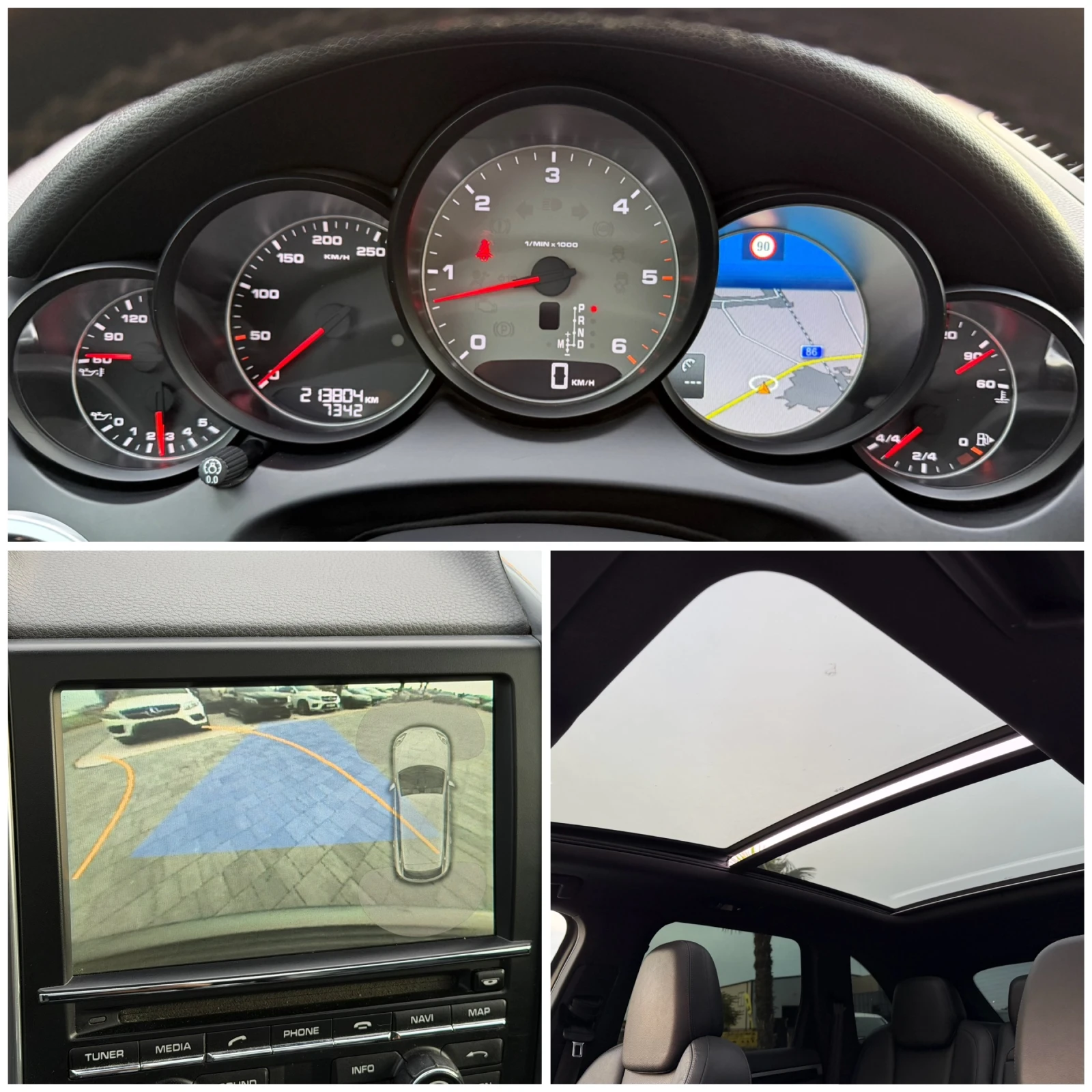 Porsche Cayenne S Diesel4.2 V8 #PANORAMA#CAMERA#PODGREVI#, снимка 15 - Автомобили и джипове - 54949192