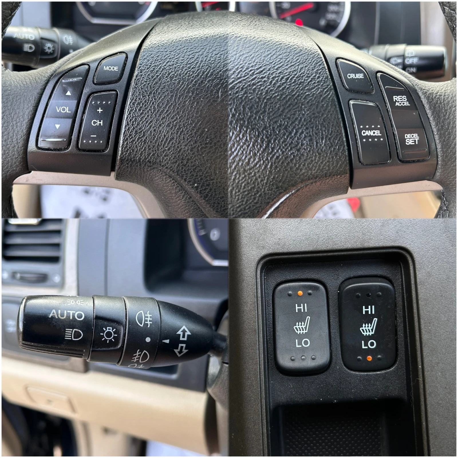 Honda Cr-v 2.2D XENON КОЖА ПАНОРАМА 6ск, снимка 11 - Автомобили и джипове - 56202766
