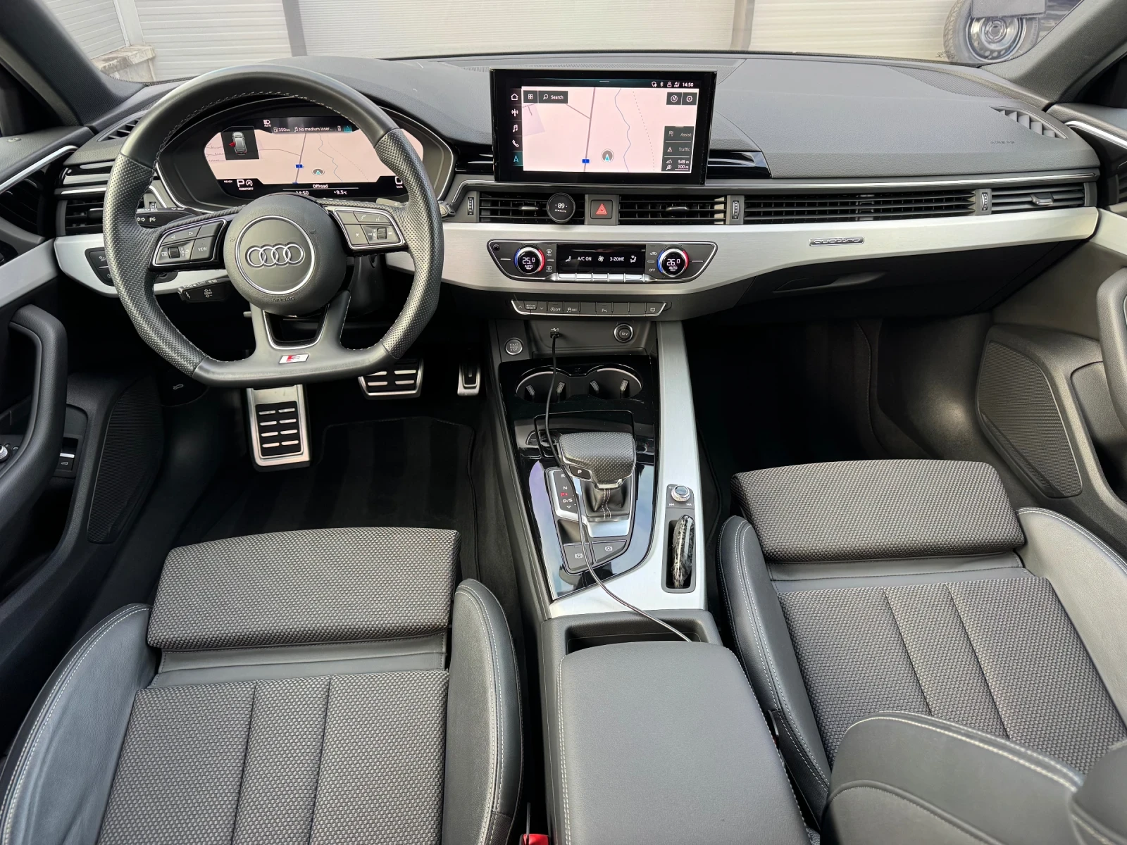 Audi A4 QUATTRO 204 кс -  VIRTUAL 2022 S Line+  - изображение 10