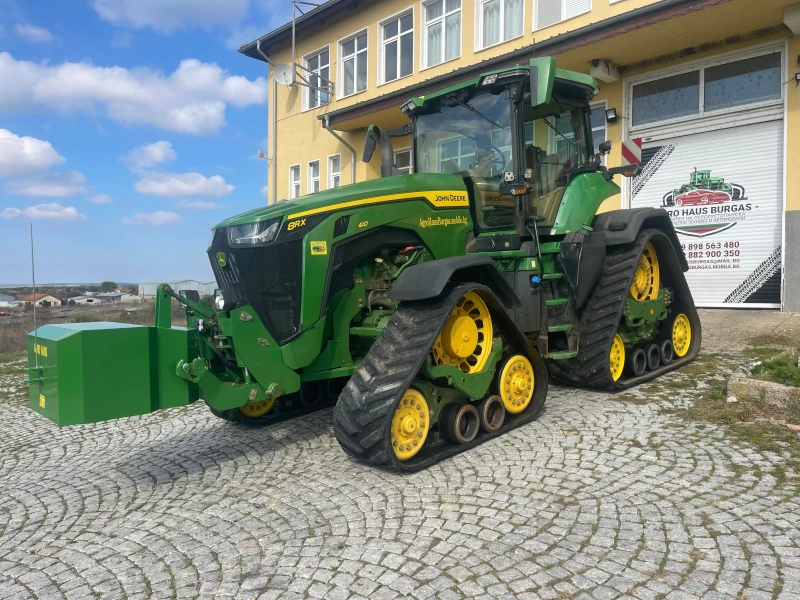Трактор John Deere 8RX 410 НОВИ ВЕРИГИ ЛИЗИНГ, снимка 3 - Селскостопанска техника - 51622931