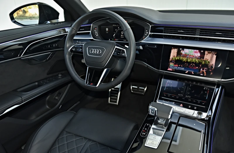 Audi A8 5.0TDI SPORT PAKET TV B&O DIGITAL OLED S8-SITZE, снимка 10 - Автомобили и джипове - 51900485