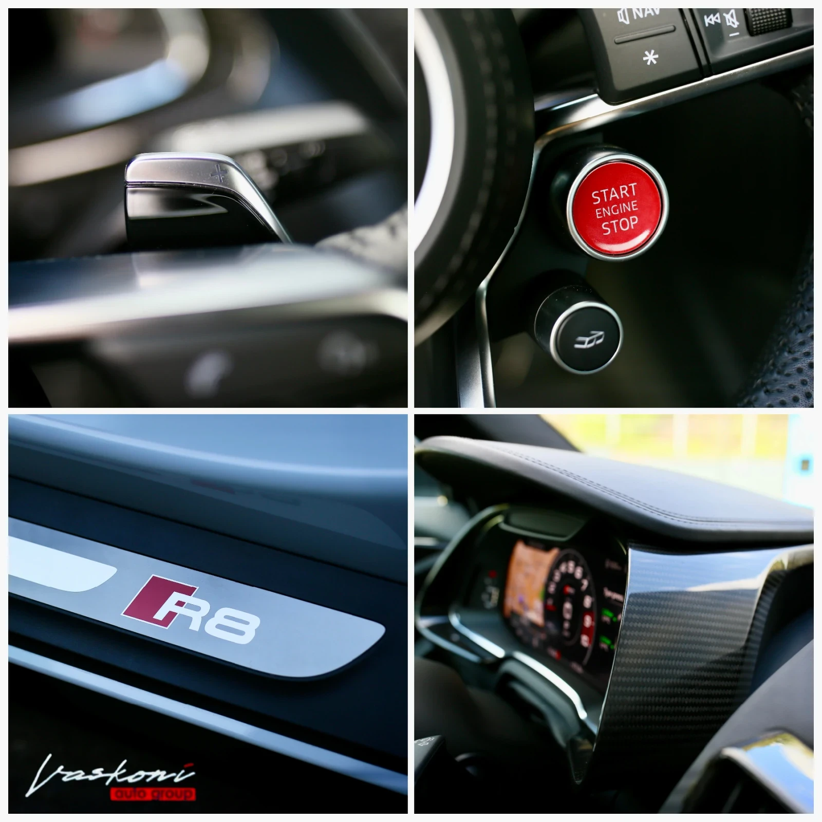 Audi R8 V10 SPYDER PERFORMANCE FULL CARBON CERAMIC, снимка 13 - Автомобили и джипове - 54300870