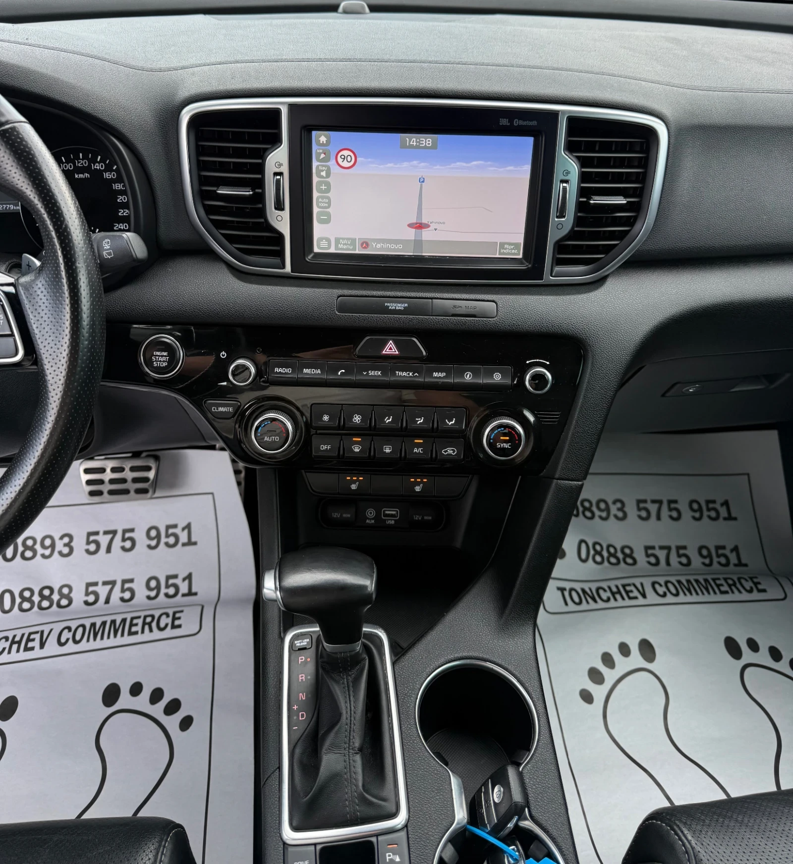 Kia Sportage 1.7-CRDI-GT-line-NEW-FULL-ПАНОРАМА-МЪРТВА ЗОНА-ТОП, снимка 10 - Автомобили и джипове - 54882411