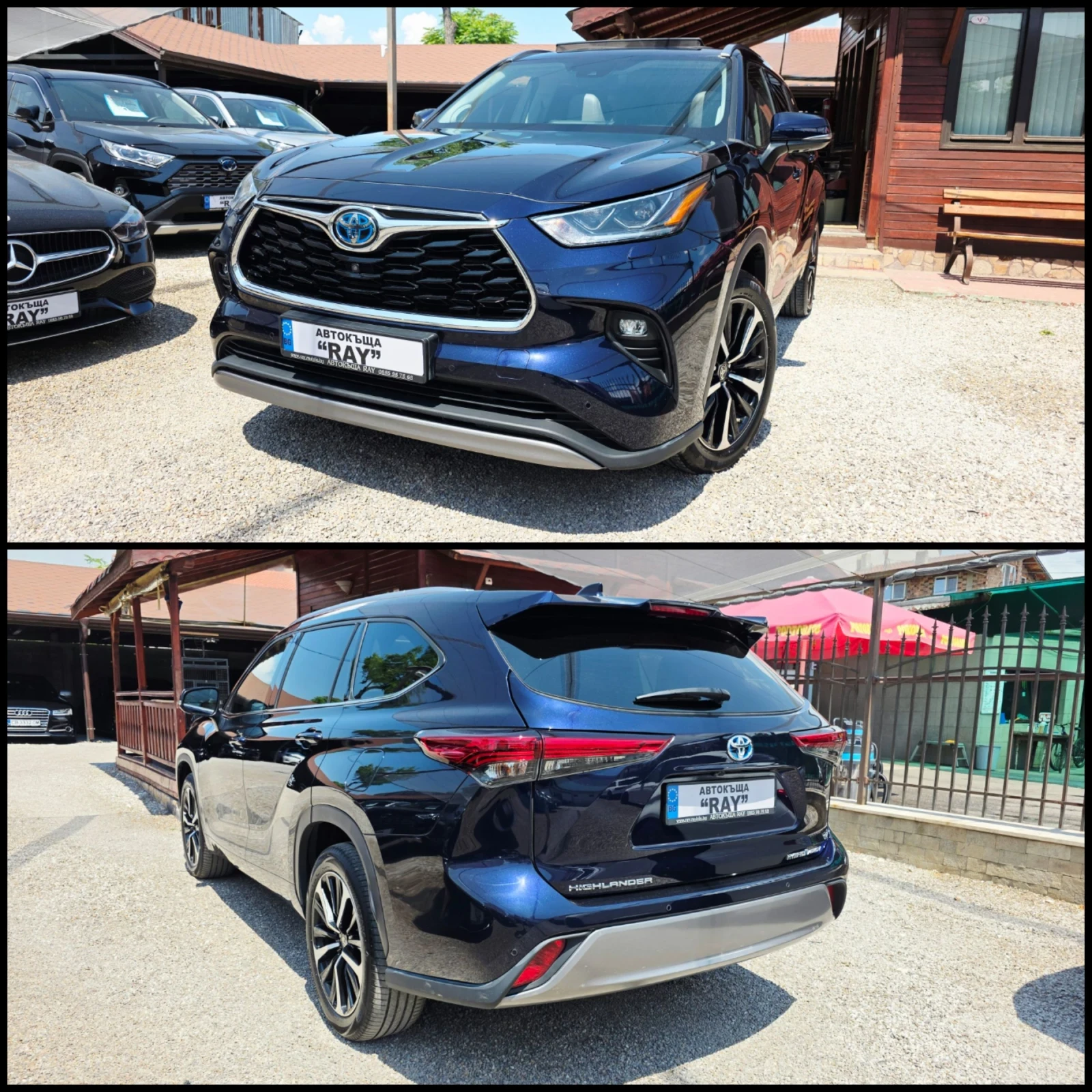 Toyota Highlander 2.5/HYBRID/4X4/JBL/360/ЕВРОПЕЙСКИ/ВС.ЕКСТРИ/, снимка 3 - Автомобили и джипове - 54998976