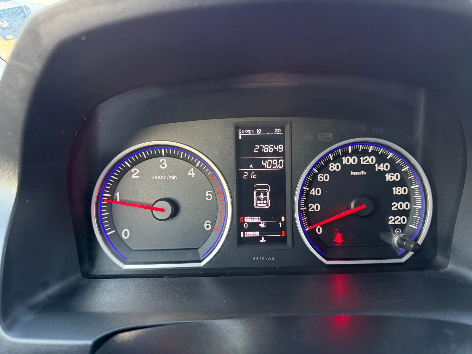 Honda Cr-v 2.2 дизел 140 к.с, снимка 15 - Автомобили и джипове - 56377010