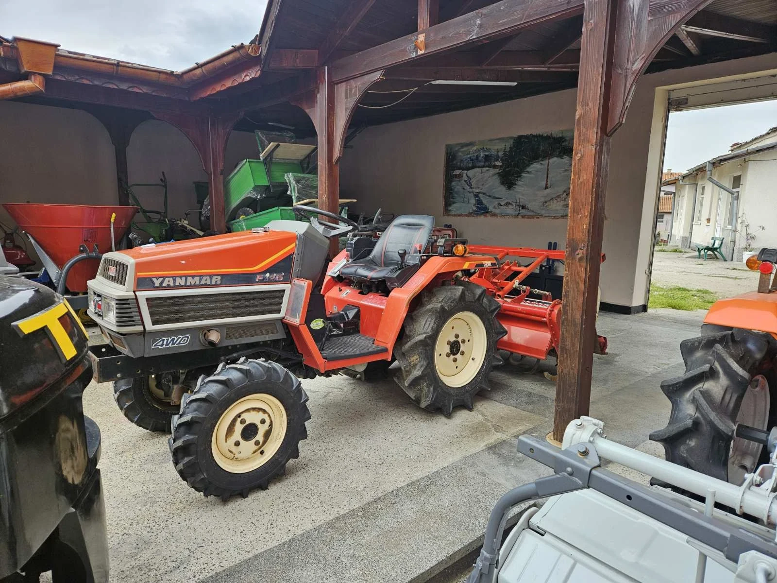 Трактор Yanmar F-145, 4x4 - изображение 5