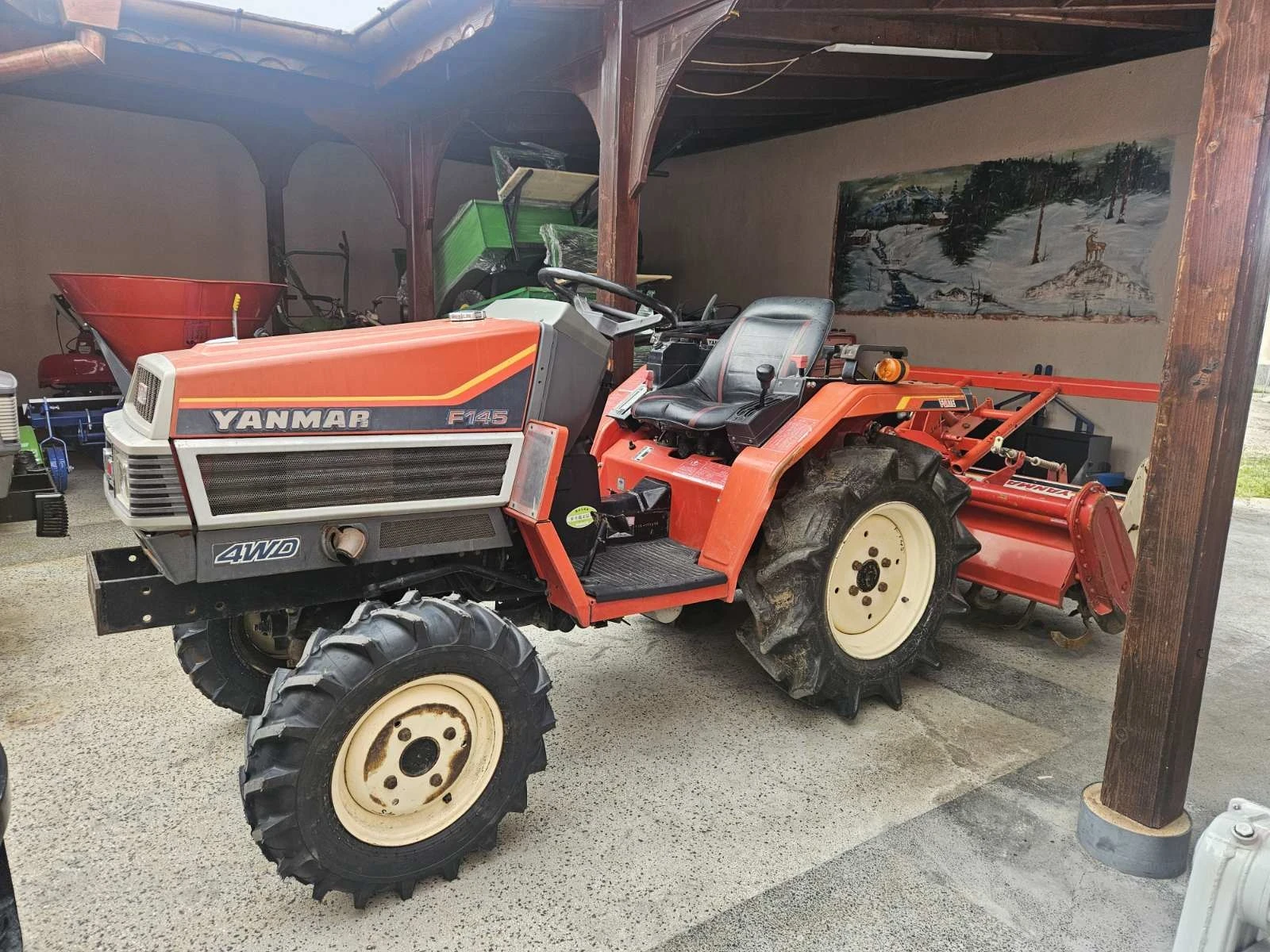 Трактор Yanmar F-145, 4x4 - изображение 3