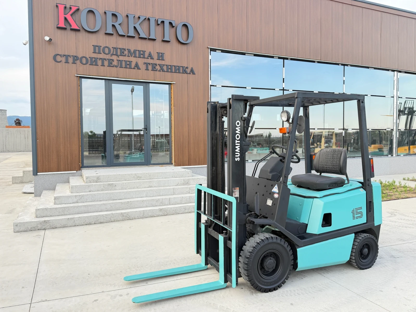 Мотокар Yale Sumitomo 1.5 Тона / БЕЗ ЕЛЕКТРОНИКА / Автомат