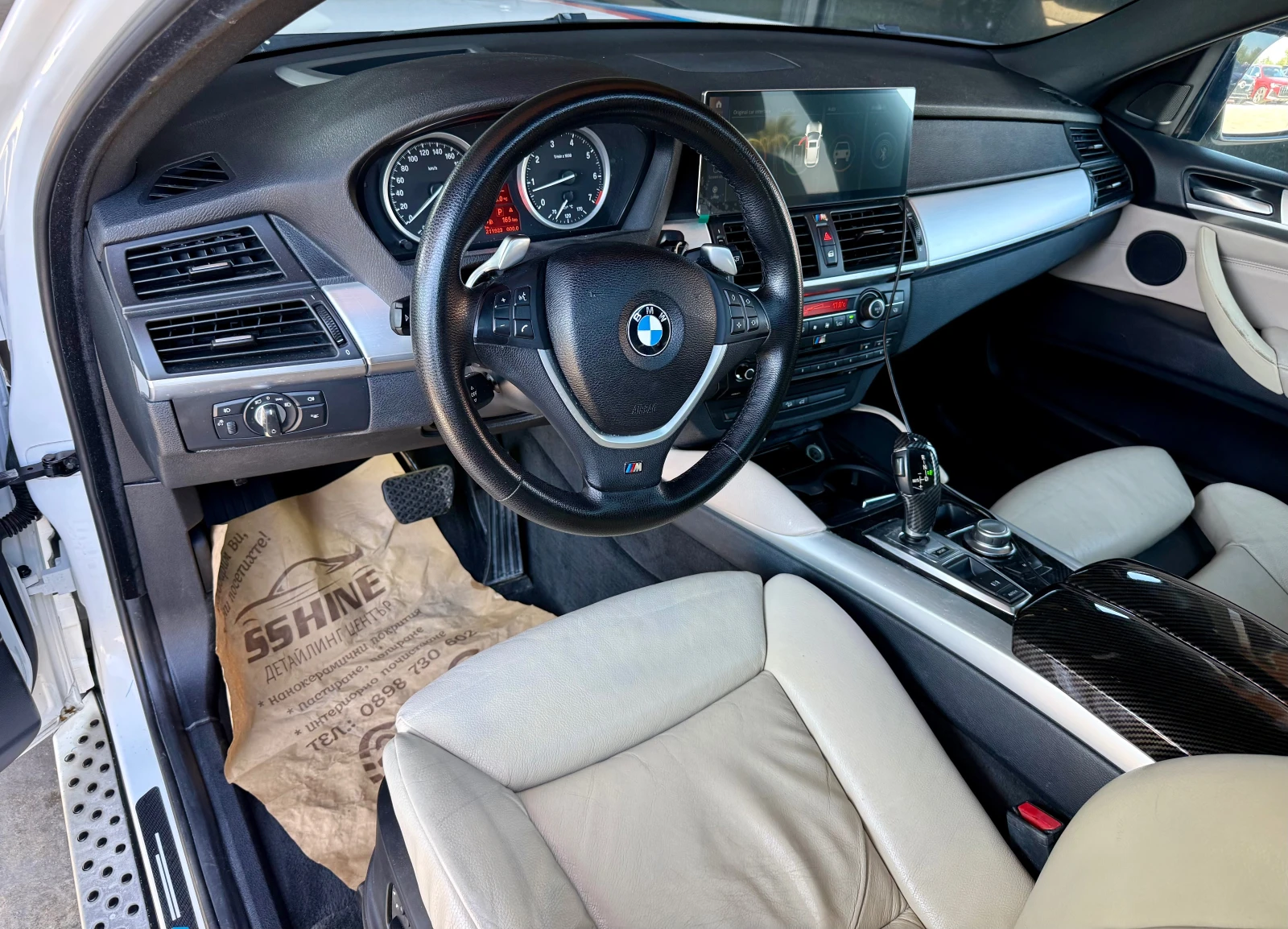 BMW X6 5.0* SPORT PAKET* TV* CARBON, снимка 10 - Автомобили и джипове - 56116434