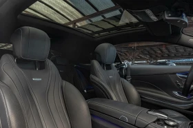 Mercedes-Benz S 63 AMG Coupe/Burmester/AirMatic/HuD/Камера360/53000КМ/4M+, снимка 14