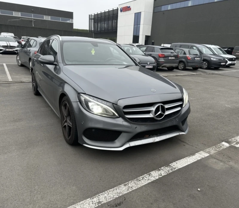 Mercedes-Benz C 220 9G/ПОДГРЕВ/AMG LINE/AMBIENT, снимка 2 - Автомобили и джипове - 49524260