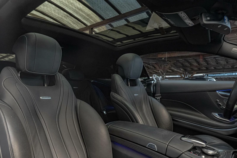 Mercedes-Benz S 63 AMG Coupe/Burmester/AirMatic/HuD/Камера360/53000КМ/4M+, снимка 14 - Автомобили и джипове - 52007955