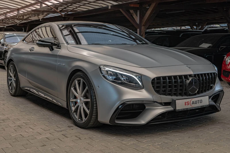 Mercedes-Benz S 63 AMG Coupe/Burmester/AirMatic/HuD/Камера360/53000КМ/4M+, снимка 2 - Автомобили и джипове - 52007955