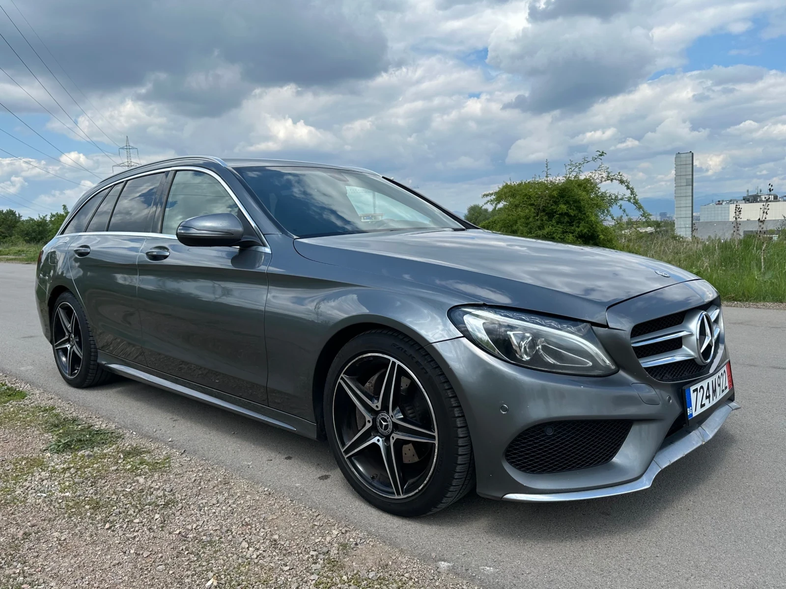Mercedes-Benz C 220 9G/ПОДГРЕВ/AMG LINE/AMBIENT/BLIND SPOT - изображение 2