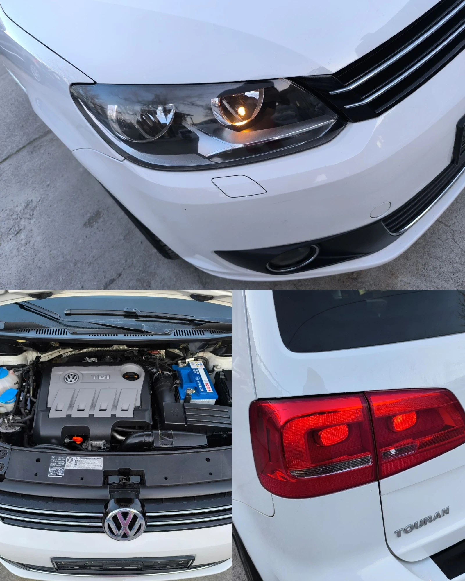 VW Touran 2.0TDI 170к.с. DSG HIGHLINE , снимка 14 - Автомобили и джипове - 53839152