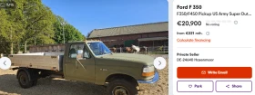 Ford F350 самосвал, снимка 10