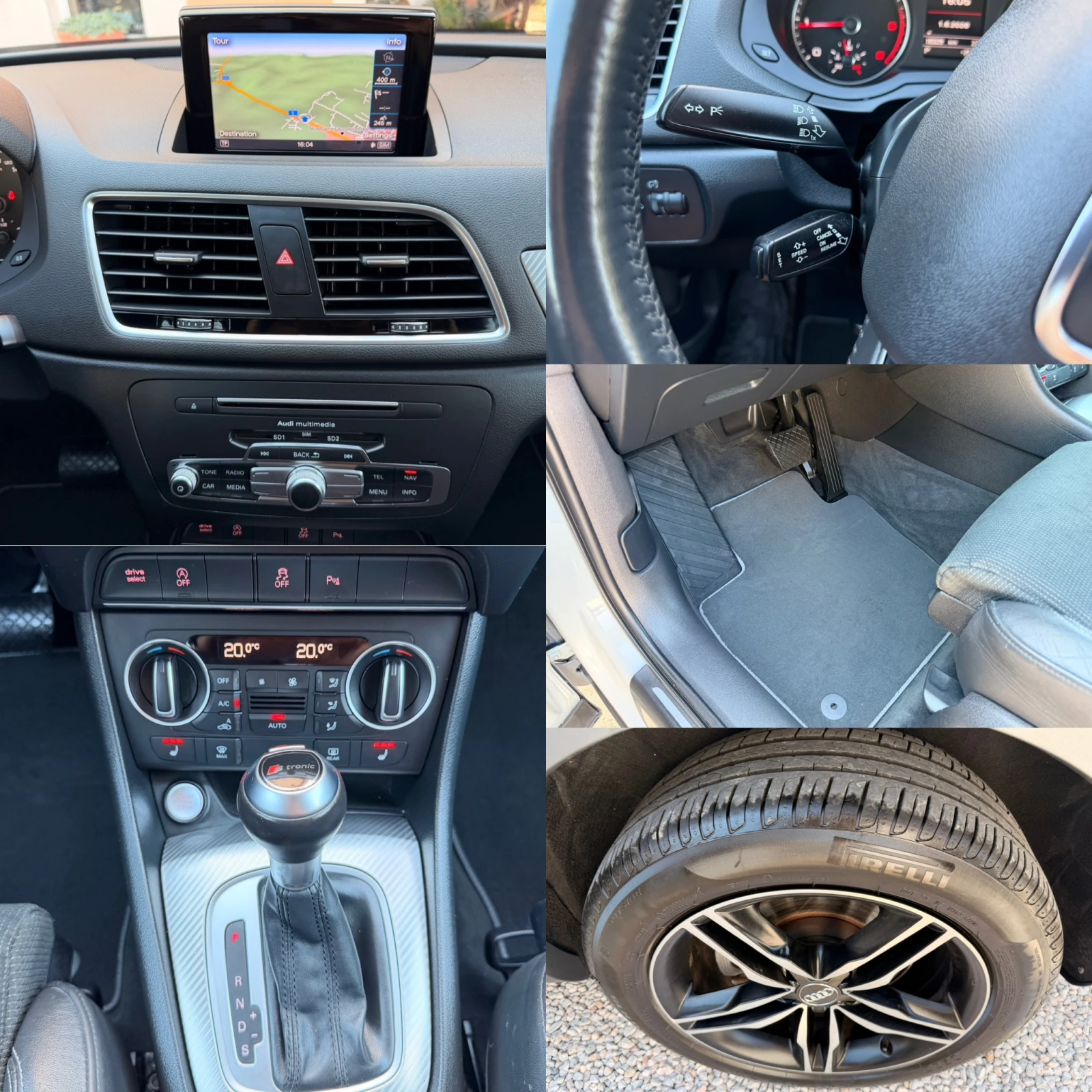 Audi Q3 2.0TDI* S-LINE* NAVI* TOP* LIZING, снимка 13 - Автомобили и джипове - 54740077