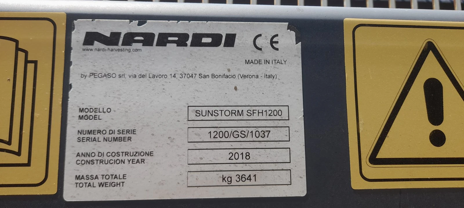 Хедер Nardi , модел SUNSTORM SFH 1200 - изображение 2