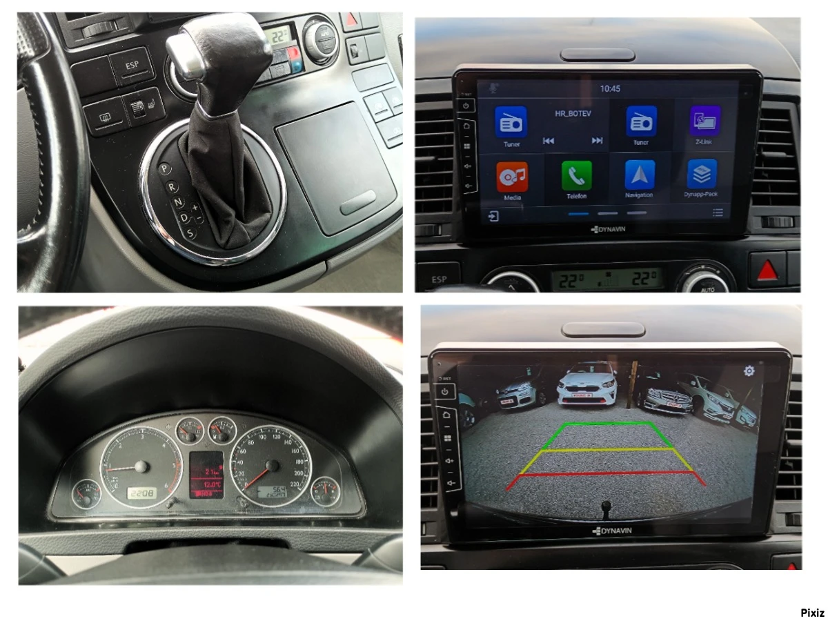 VW Multivan 2.5 TDi* Highline* DSG* 6+ 1* NAVI* КАМЕРА* , снимка 13 - Бусове и автобуси - 53990994