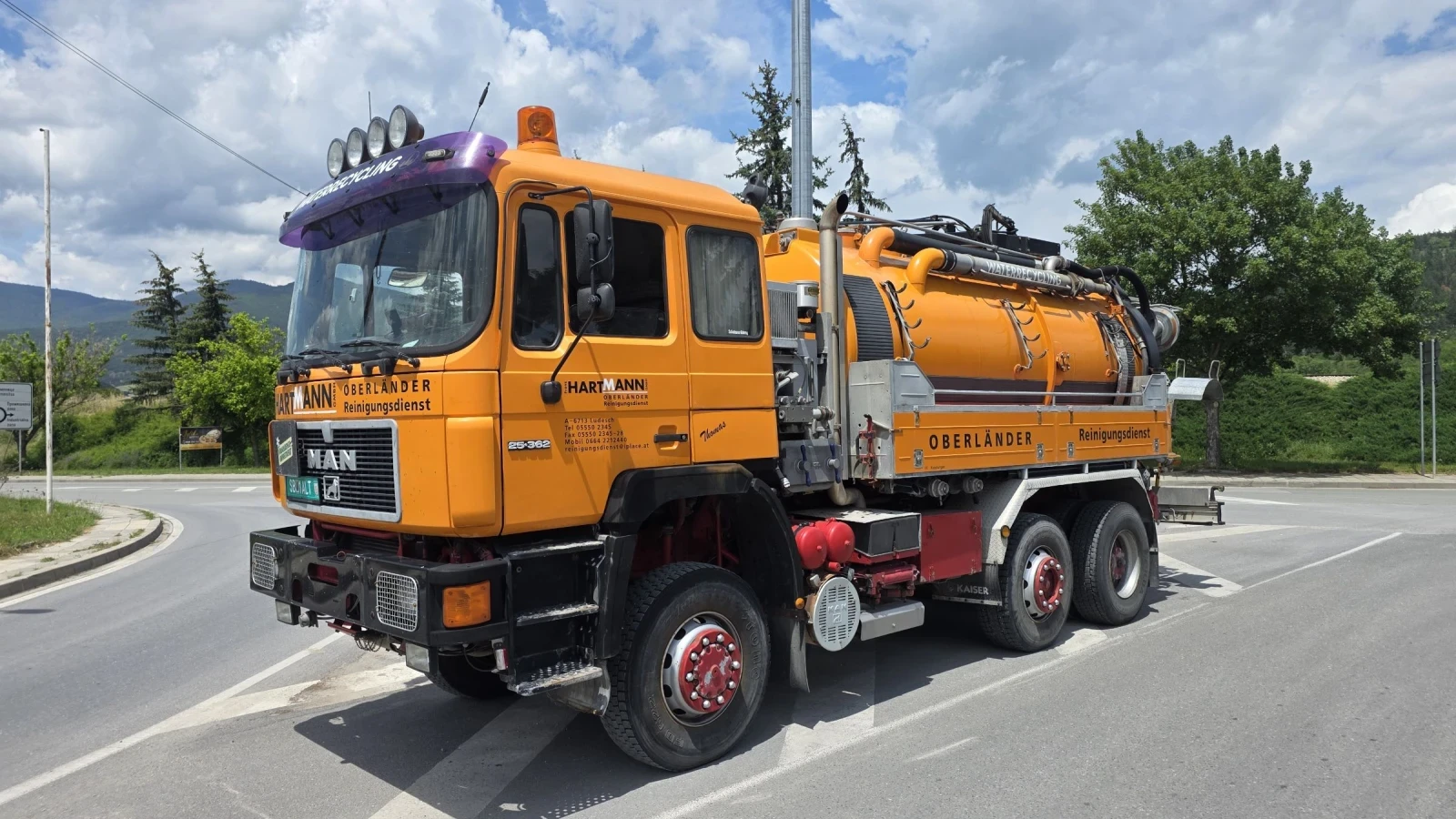 Man 32.362 3 КАМЕРИ 11 480 ЛИТРА За отпушване на канали  