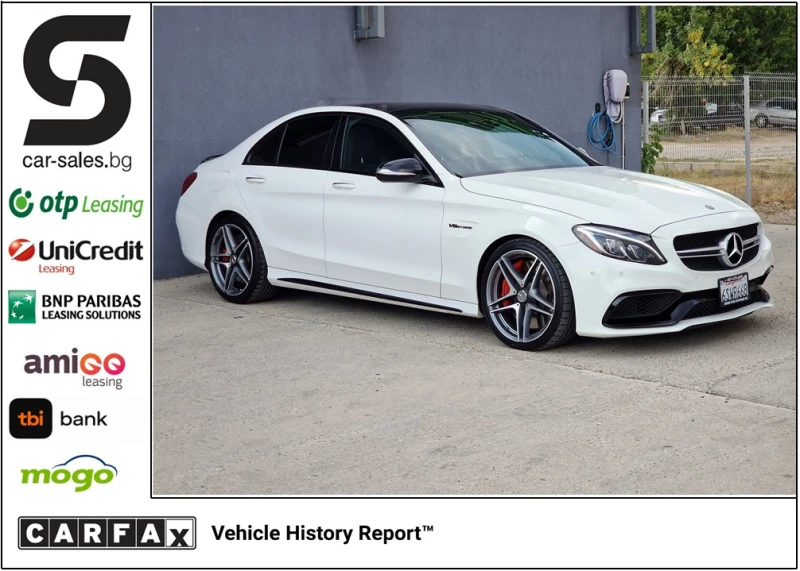 Mercedes-Benz C 63 AMG C63S 4.0 V8 , снимка 1 - Автомобили и джипове - 47051513