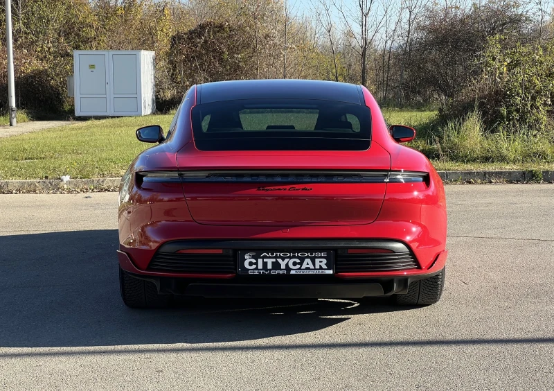 Porsche Taycan TURBO/ SPORT DESIGN/ PSCB/ BOSE/ PANO/ MATRIX/ 360, снимка 5 - Автомобили и джипове - 48013202