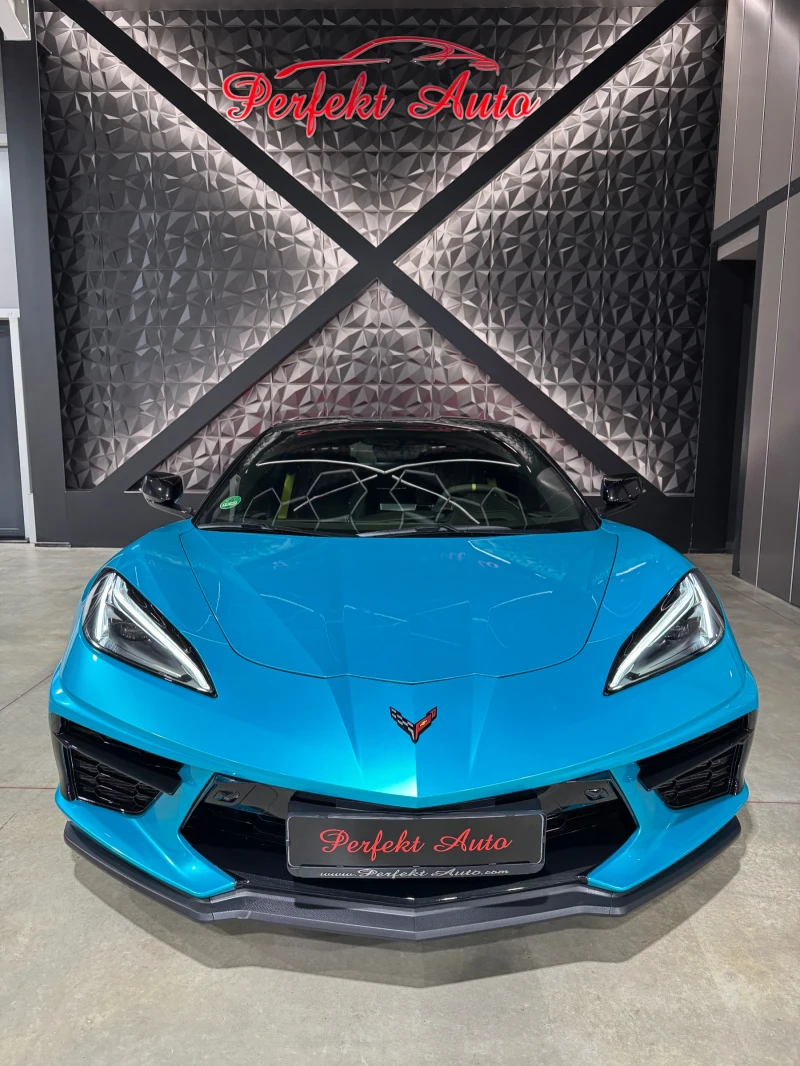 Chevrolet Corvette C8 STINGRAY COUPE 6.2L * FULL Екстри * HEAD UP * , снимка 2 - Автомобили и джипове - 49471500