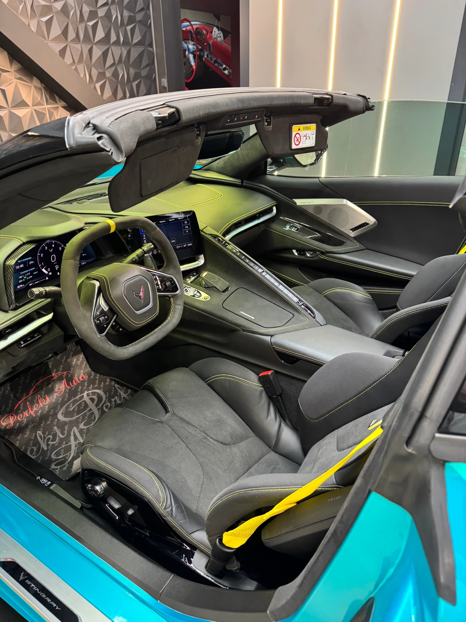 Chevrolet Corvette C8 STINGRAY COUPE 6.2L * FULL  * HEAD UP *  | Mobile.bg   14