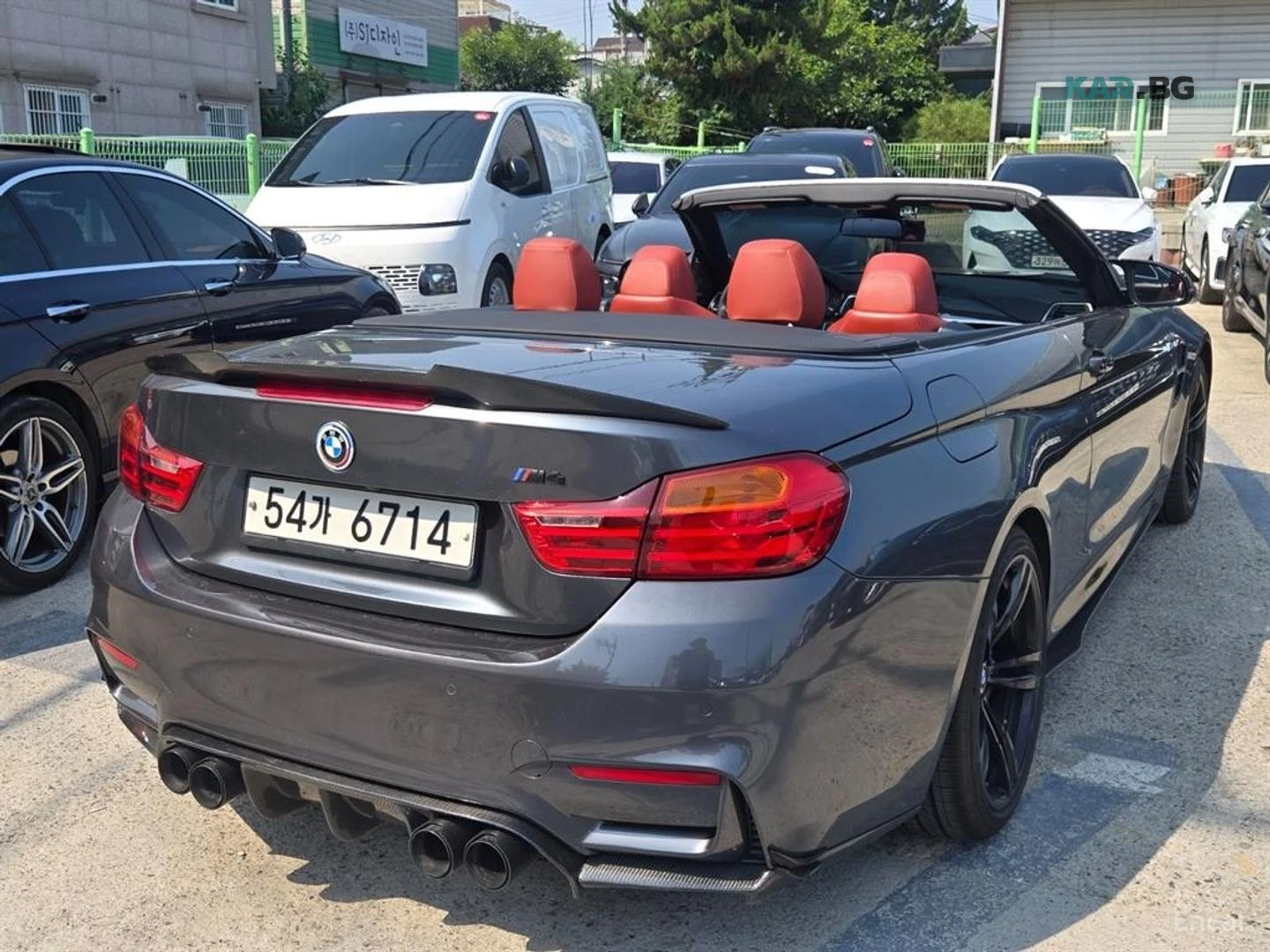 BMW M4 CABRIO* ЧЕРВЕНА КОЖА* HEAD UP* NAVI* КАМЕРА, снимка 16 - Автомобили и джипове - 55031244
