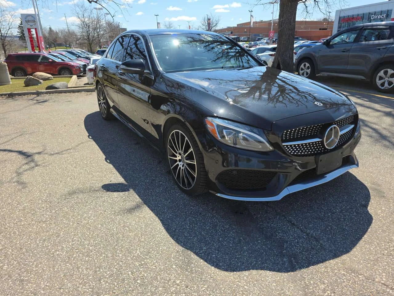 Mercedes-Benz C 400 4MATIC* BURMESTER* DISTRONIC* ПАНОРАМА* , снимка 12 - Автомобили и джипове - 54183183