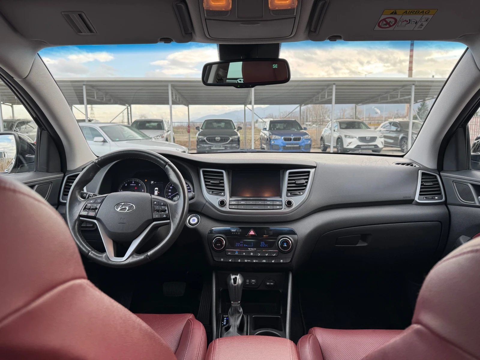 Hyundai Tucson 2.0CRDI 185�.� 4�4 Vertex Full  | Mobile.bg � ����������� 10