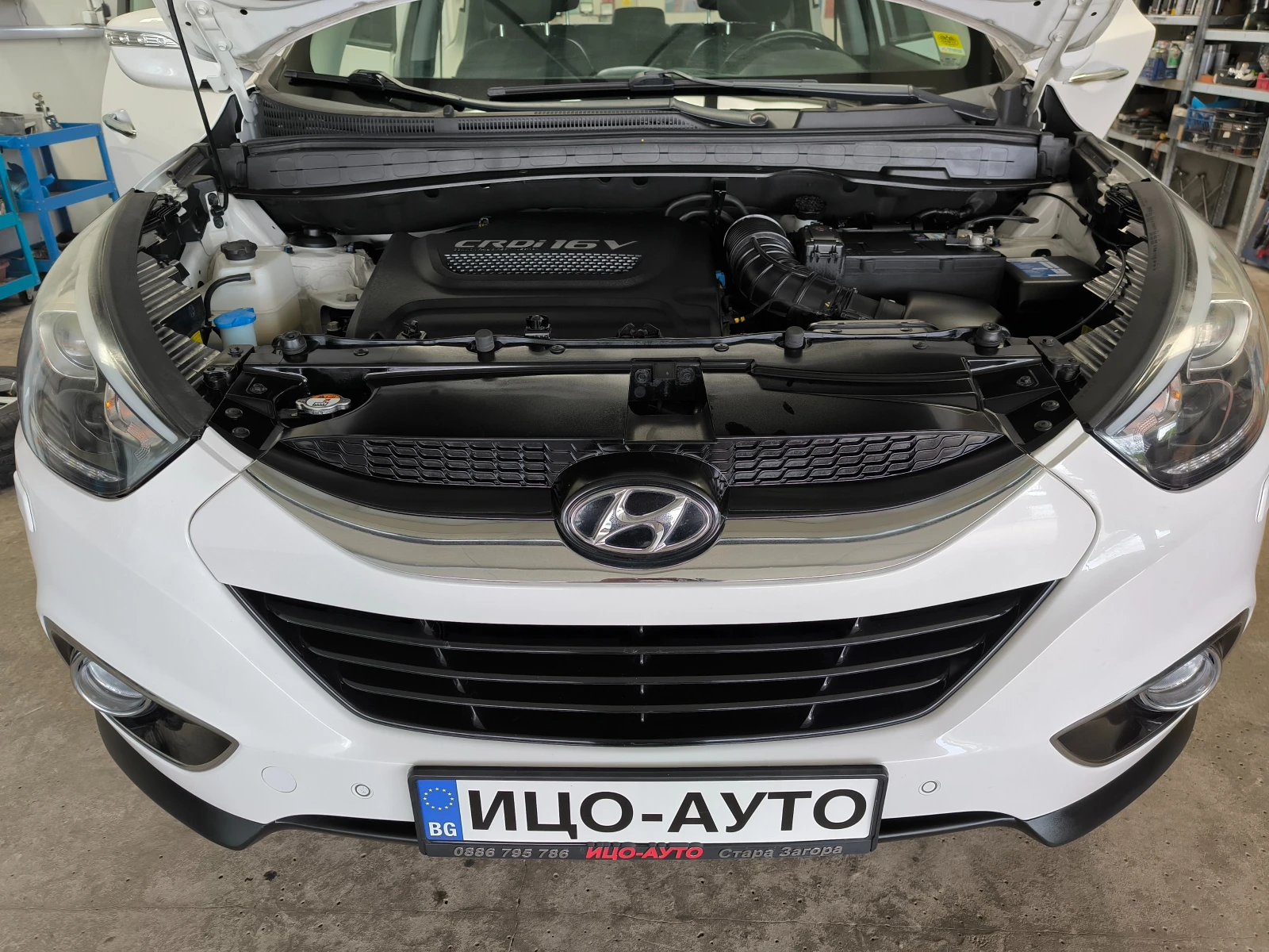 Hyundai IX35 2, 0-4Х4-6ск.КОЖА, НАВИ, ПАНОРАМА, LED, FACELIFT, , снимка 16 - Автомобили и джипове - 54170315