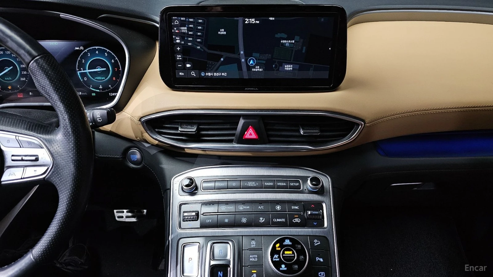 Hyundai Santa fe 2.5T 4WD Calligraphy* 360* HUD* КОЖА* НАВИ, снимка 12 - Автомобили и джипове - 55499869