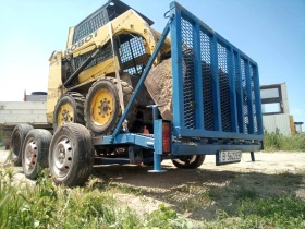 Платформа за СТРОИТЕЛНА техника под НАЕМ за превоз на тежка Селскостопанска и Строителна техника -БО, снимка 2