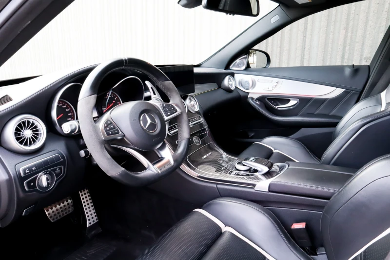 Mercedes-Benz C 63 AMG CARBON* * BUCKET SEATS* * DOUBLE* BURM* OEM* DOWNP, снимка 8 - Автомобили и джипове - 53140620
