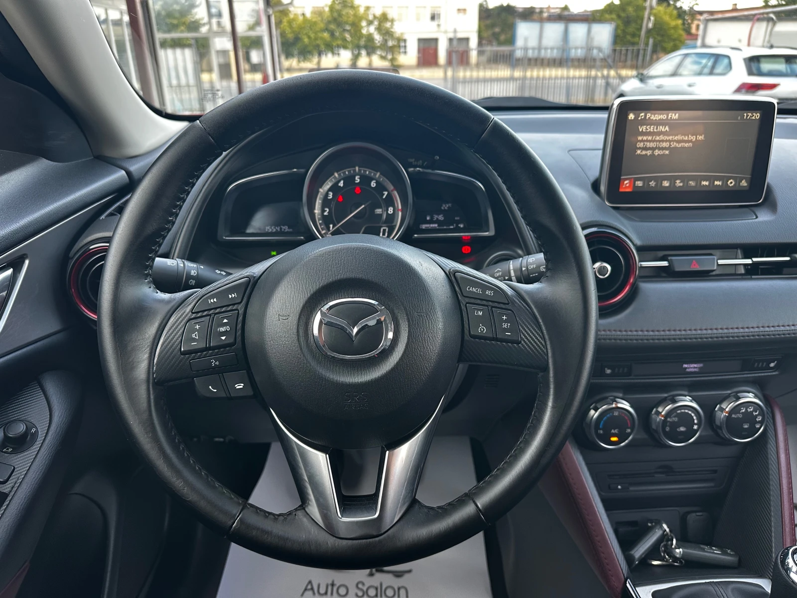 Mazda CX-3 2.0i Skyactive 120к.с* Keyless* HeadUp* КАТО НОВА, снимка 11 - Автомобили и джипове - 56091230