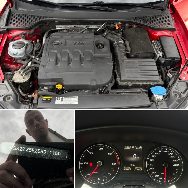 Seat Leon 2.0 TDI 184 кс* FR* LED* Navi* EURO5B* , снимка 15 - Автомобили и джипове - 51837905