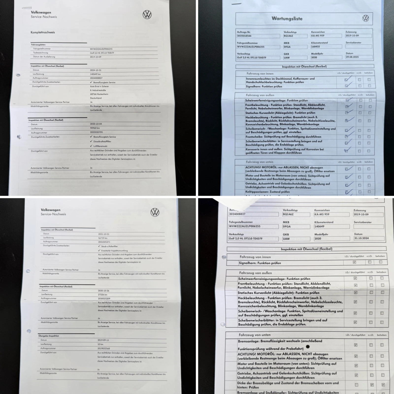 VW Golf 2.0TDI* 150к.с* СЕРВИЗНА КНИЖКА С ПЪЛНА ИСТОРИЯ В , снимка 17 - Автомобили и джипове - 55448068