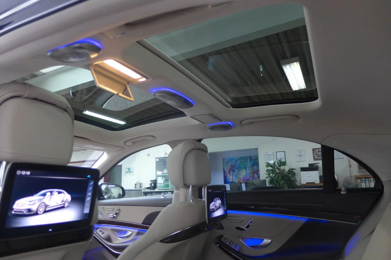 Mercedes-Benz S 63 AMG 4MATIC/612HP/L/PANO/360/MEMO/BURM/CPLAY/552q, снимка 13 - Автомобили и джипове - 55484019