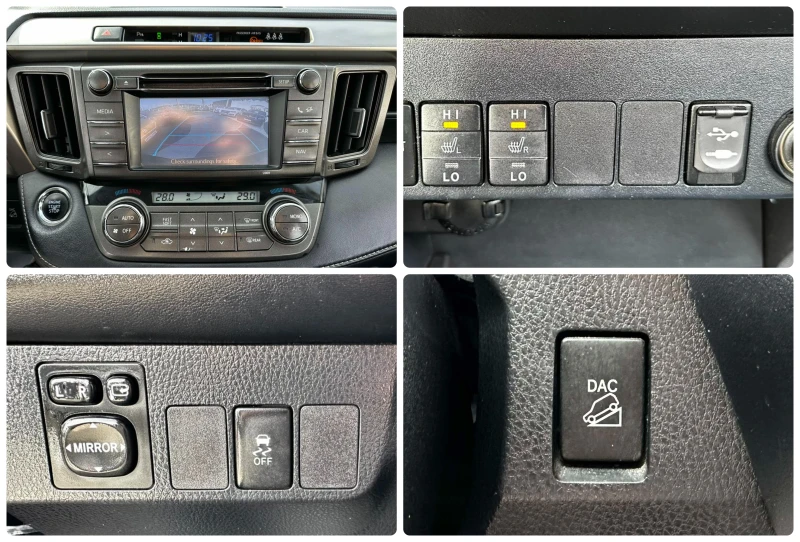 Toyota Rav4 2.2D-CAT 150HP AWD CAMERA KEYLESS EU5B, снимка 14 - Автомобили и джипове - 53593456