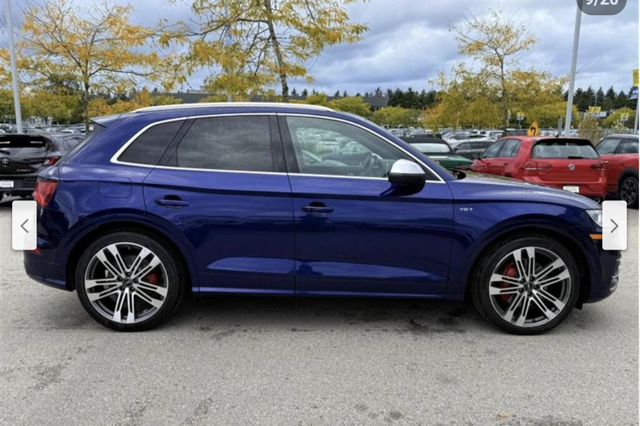 Audi SQ5 MATRIX* ХЕДЪП* 360КАМЕРА* LANE* ASSIST* ПАНОРАМА*  - изображение 5