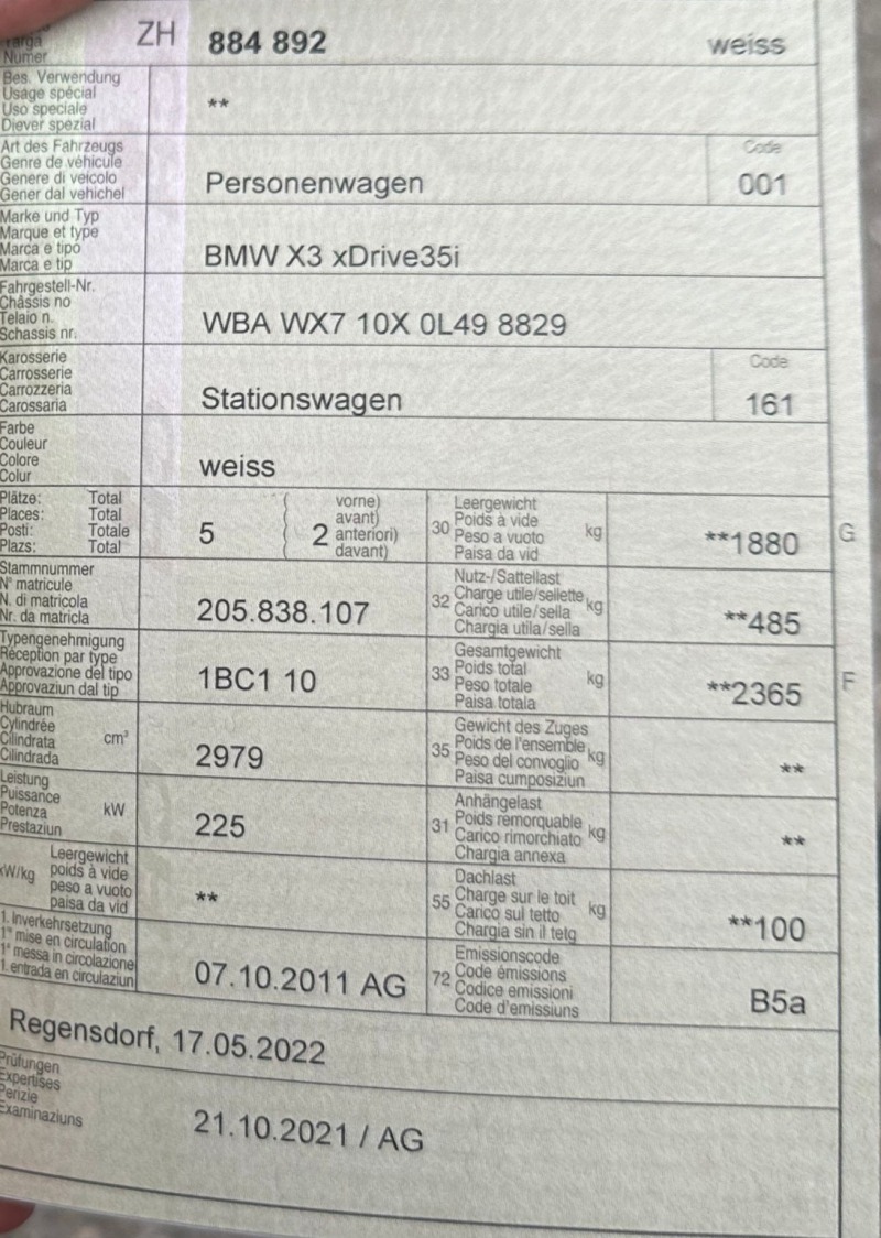 BMW X3 xDrive35i  ///М Pack, снимка 14 - Автомобили и джипове - 45719629