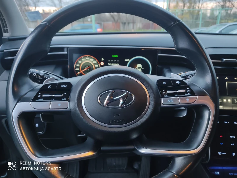 Hyundai Tucson 1.6HEV, 180hp, hybrid, 11/2021, 56хил.км, снимка 11 - Автомобили и джипове - 52540817