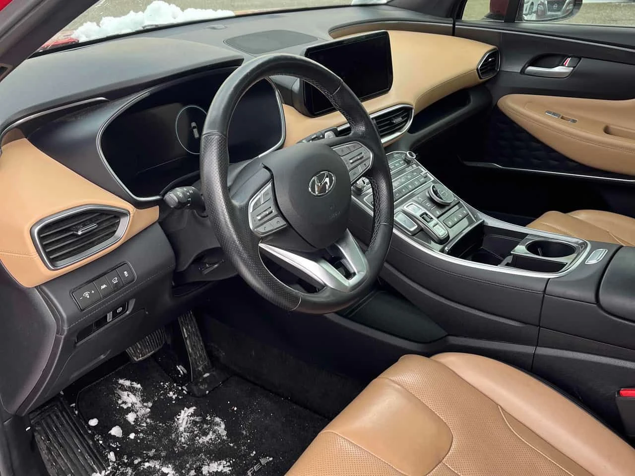 Hyundai Santa fe * АВТО КРЕДИТ* ЦЕНА ДО БГ * СЕРВИЗНА ИСТОРИЯ *  - изображение 7