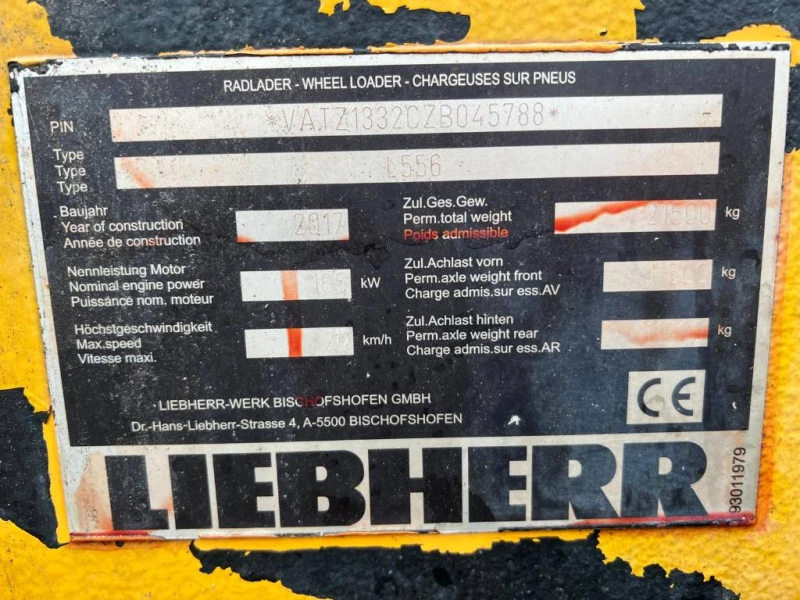 Челен товарач Liebherr L 556 X-Power, снимка 17 - Индустриална техника - 48406866