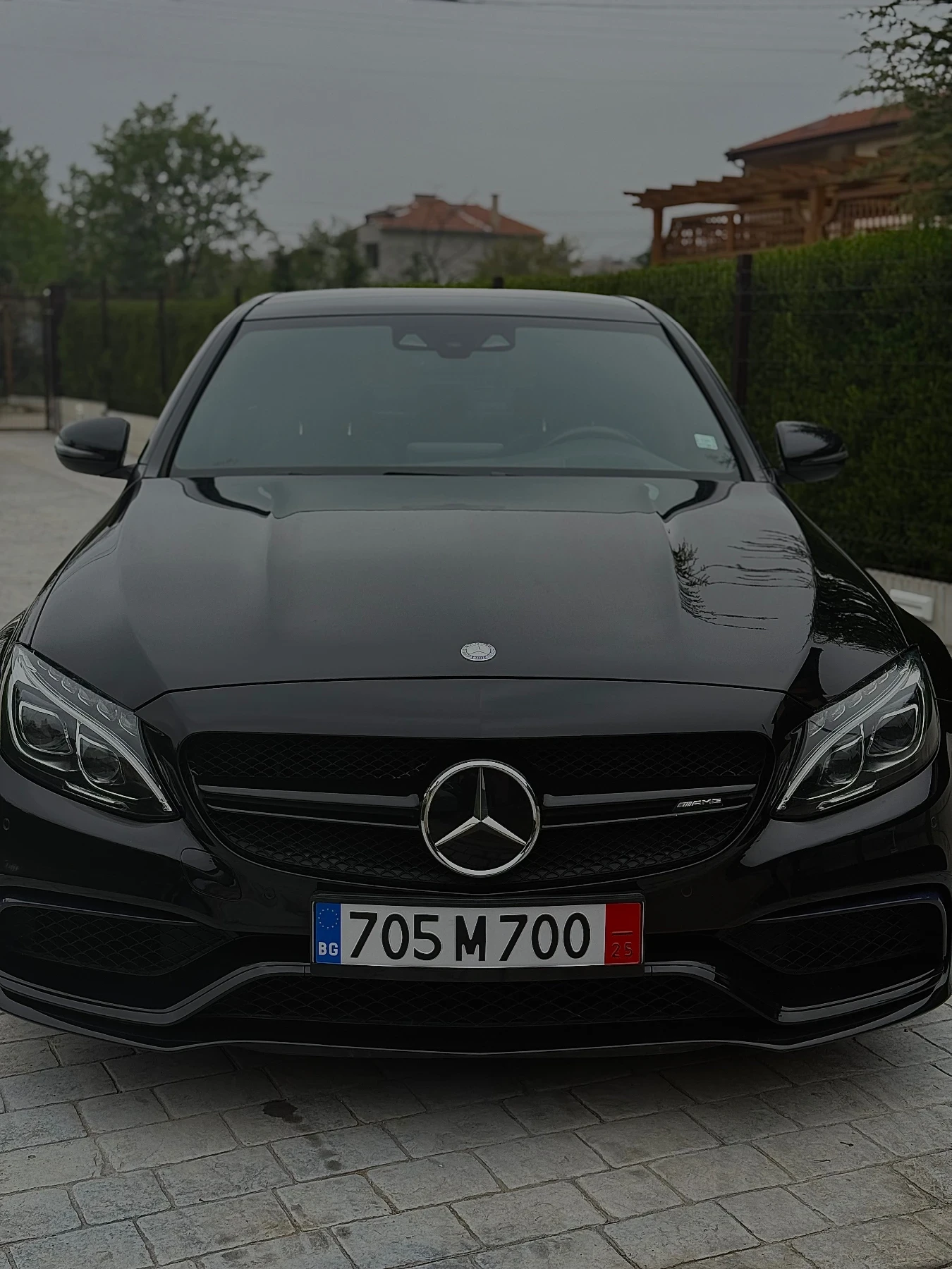Mercedes-Benz C 63 AMG HEAD UP!LINE!FULL NIGHT BLACK EDITION!PANO!DIS! | Mobile.bg   1
