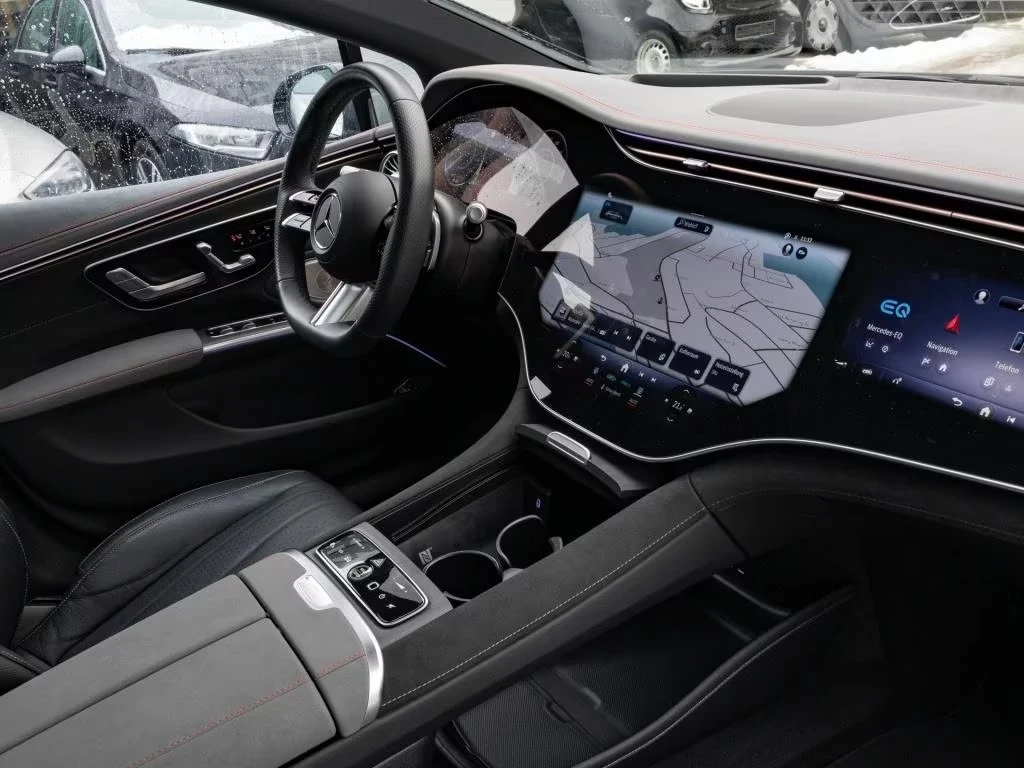 Mercedes-Benz EQS 580 AMG/4MATIC/HYPERSCREEN/MAGNO/BURM/360/, снимка 9 - Автомобили и джипове - 54025307