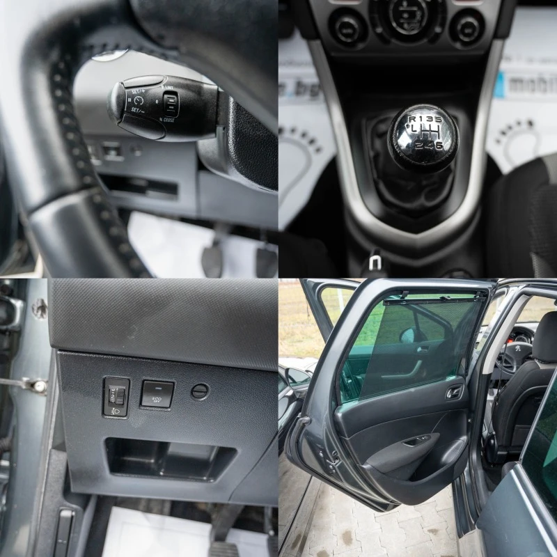 Peugeot 308 1.6* 2012г* LED* фейс, снимка 14 - Автомобили и джипове - 43328883