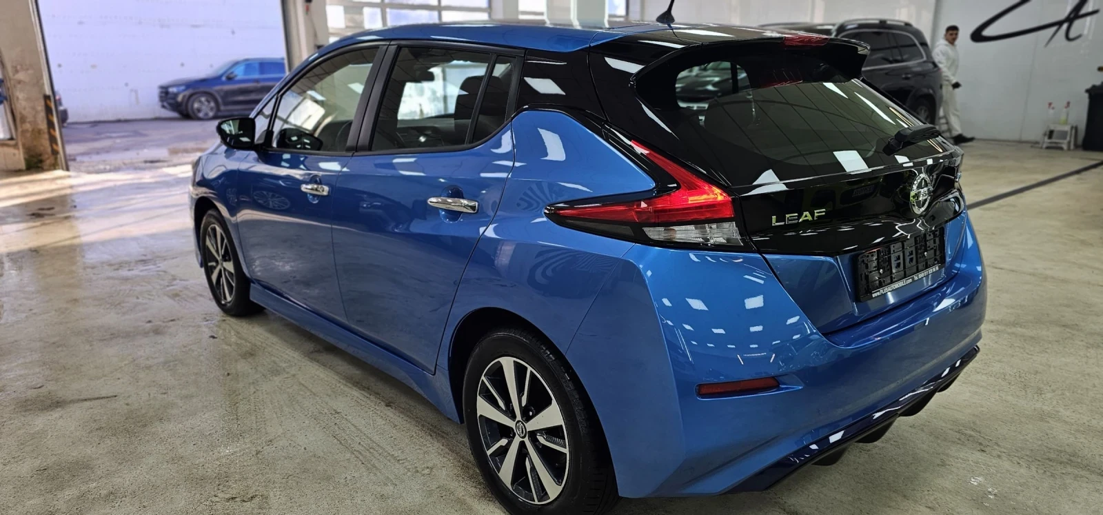 Nissan Leaf  N-CONNECTA 40Kw камера 360 зимен пакет ГЕРМАНИЯ  - изображение 6